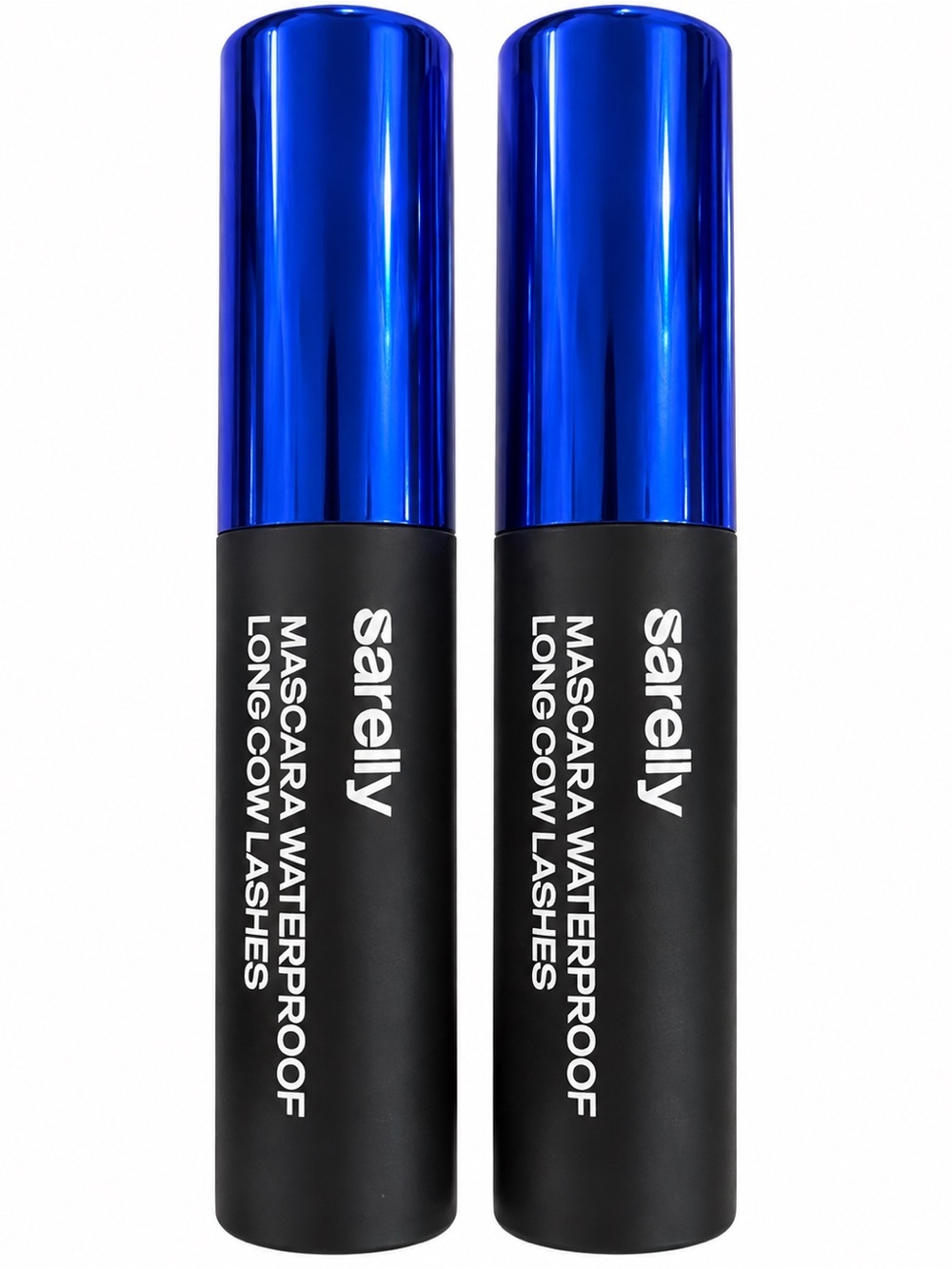 Sarelli Mini Waterproof Mascara Black Lot of 2 Long Cow Lashes New